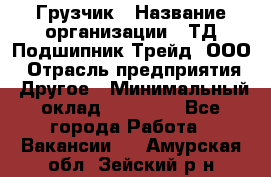 Грузчик › Название организации ­ ТД Подшипник Трейд, ООО › Отрасль предприятия ­ Другое › Минимальный оклад ­ 35 000 - Все города Работа » Вакансии   . Амурская обл.,Зейский р-н